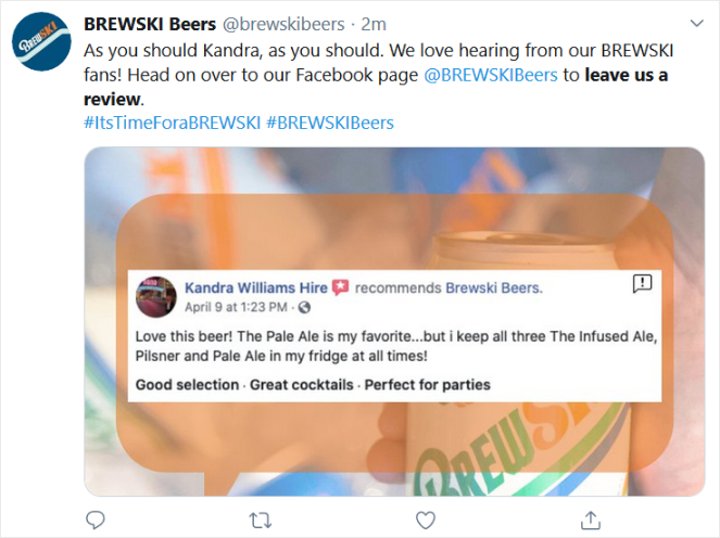 brewski-beers-tweet - Blog Tyrant ask-for-testimonials-social-media
