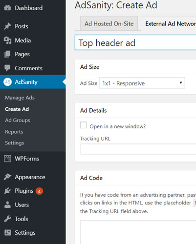 create-ads-in-adsanity - Blog Tyrant create ads in adsanity