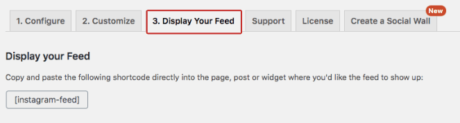 14.-embed-with-shortcode - Blog Tyrant Go to Display Your Feed and then copy the shortcode to embed a hashtag feed with a shortcode.