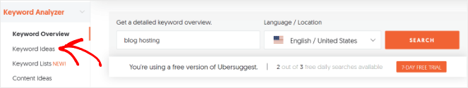 6 - Blog Tyrant ubersuggest