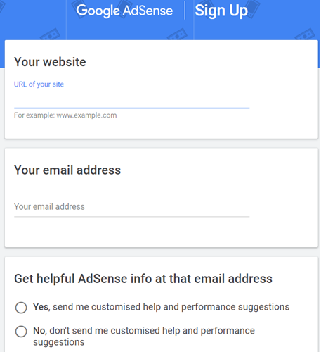 adsense application - Blog Tyrant adsense application