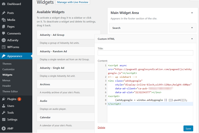 adsense sidebar widget - Blog Tyrant adsense sidebar widget