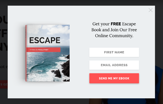 afford-anything-popup - Blog Tyrant example of adding popups to your blog to grow email subscribers