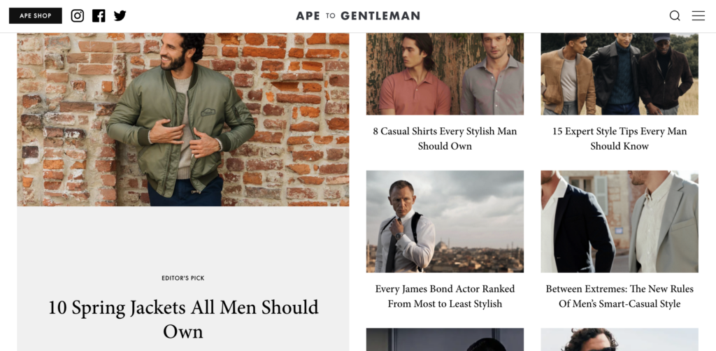 best blog ideas ape to gentleman - Blog Tyrant best blog ideas ape to gentleman.
