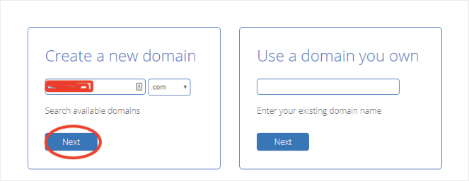 domina-name-bluehost-1 - Blog Tyrant bluehost create a domain name