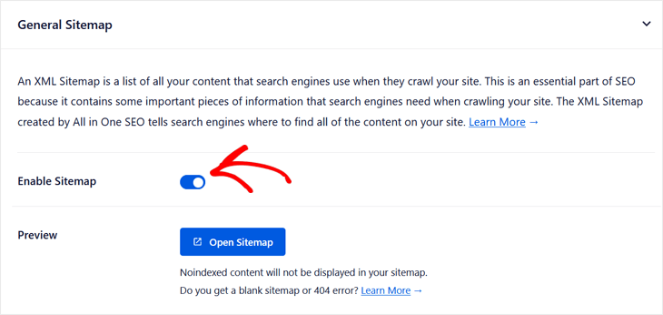 enable-sitemap-in-all-in-one-seo - Blog Tyrant enable sitemap automatically with aioseo