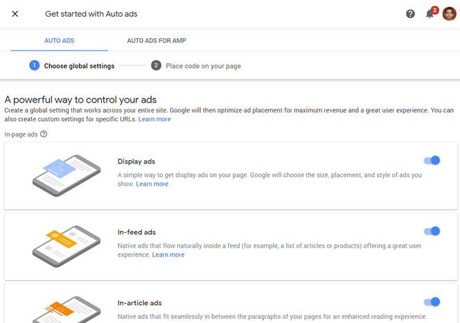get started with auto ads - Blog Tyrant get started with auto ads