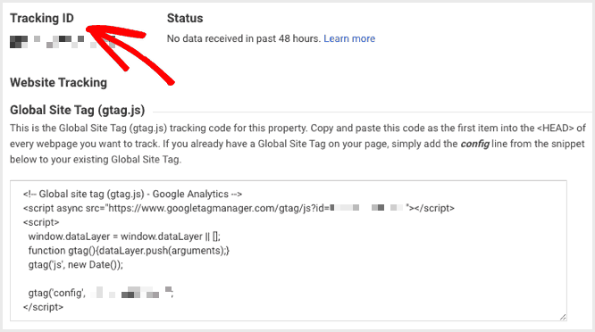 Google Analytics Tracking ID - Blog Tyrant Google Analytics Tracking ID