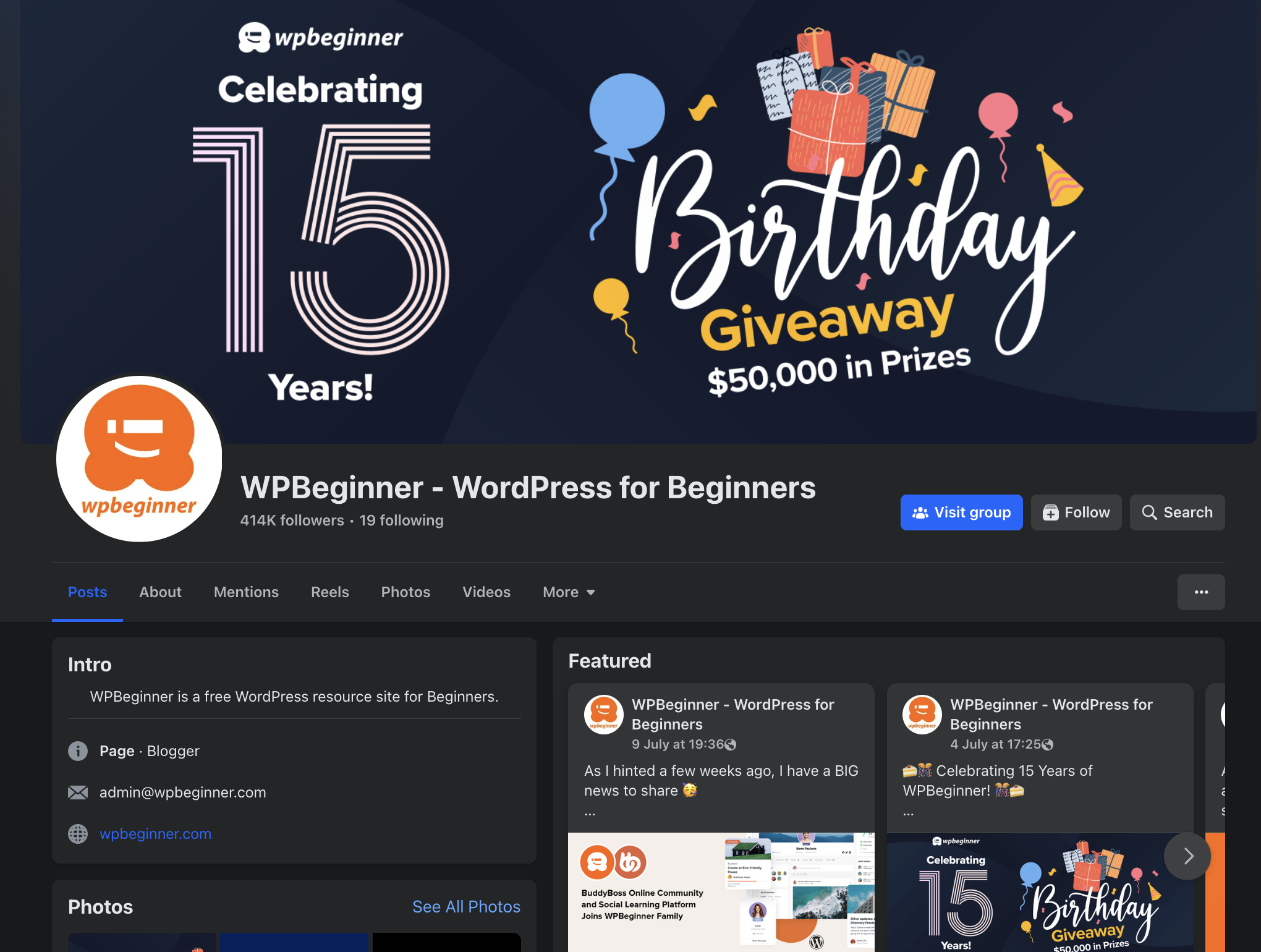 image-10 - Blog Tyrant wpbeginner facebook page.