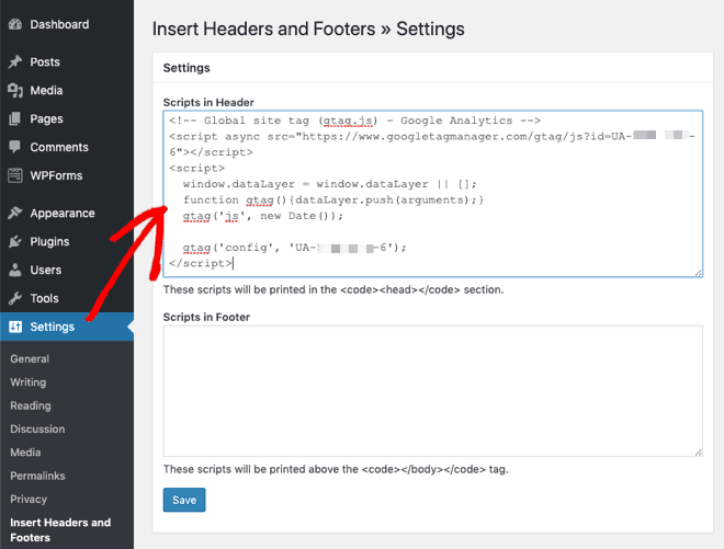 insert script in header - Blog Tyrant insert script in header