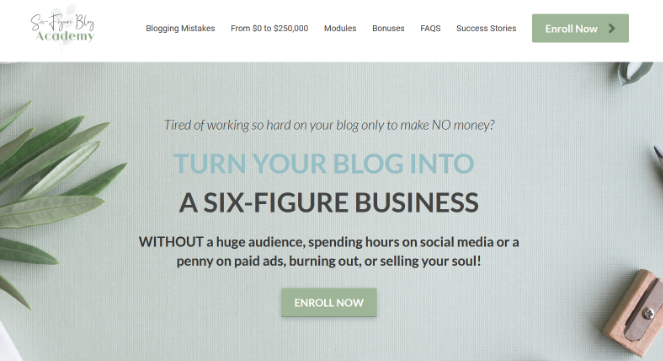 kate-kordsmeier-course - Blog Tyrant successful-online-course-example