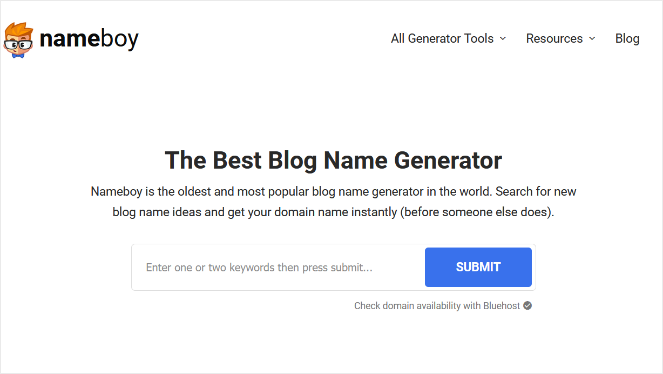 nameboy-blog-name-generator - Blog Tyrant nameboy free blog name generator.