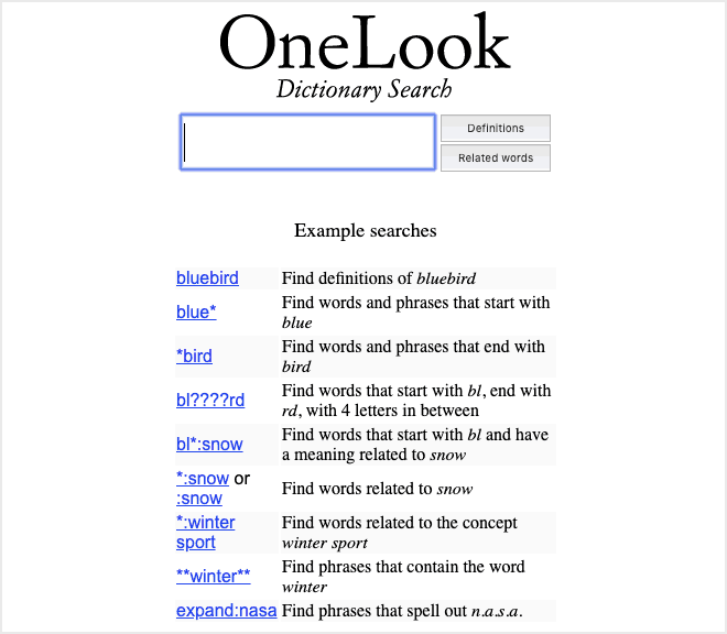 onelook - Blog Tyrant onelook