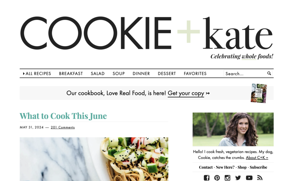 Personal Blog Example - Blog Tyrant Personal Blog Example cookie and kate.