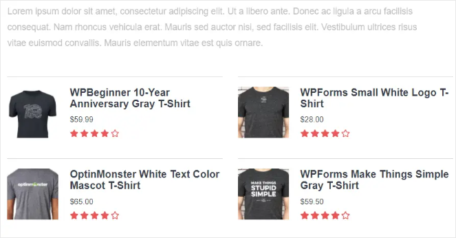 popular-products.png - Blog Tyrant display popular products with monsterinsights