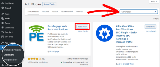 PushEngage plugin in WordPress - Blog Tyrant PushEngage plugin in WordPress