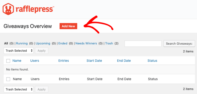 Create a new giveaway - Blog Tyrant Create a new giveaway