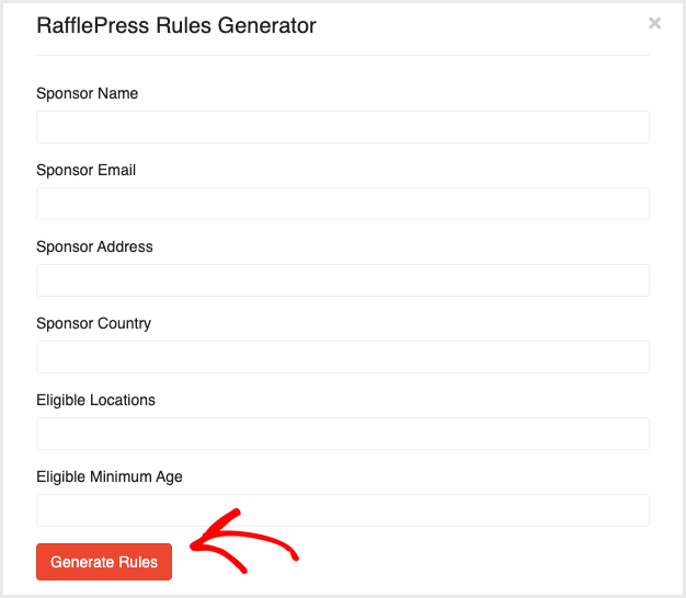 RafflePress Rules Generator - Blog Tyrant RafflePress Rules Generator
