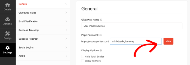 RafflePress Landing Page URL - Blog Tyrant RafflePress Landing Page URL