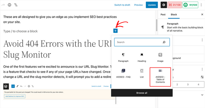 Adding a table of contents with AIOSEO - Blog Tyrant Adding a table of contents with AIOSEO