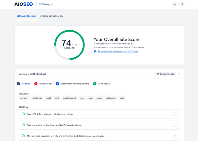 rsz_aioseo-site-score-1 - Blog Tyrant seo audit checklist from all in one seo