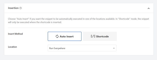WPCode insertion options for custom code snippets - Blog Tyrant WPCode insertion options for custom code snippets