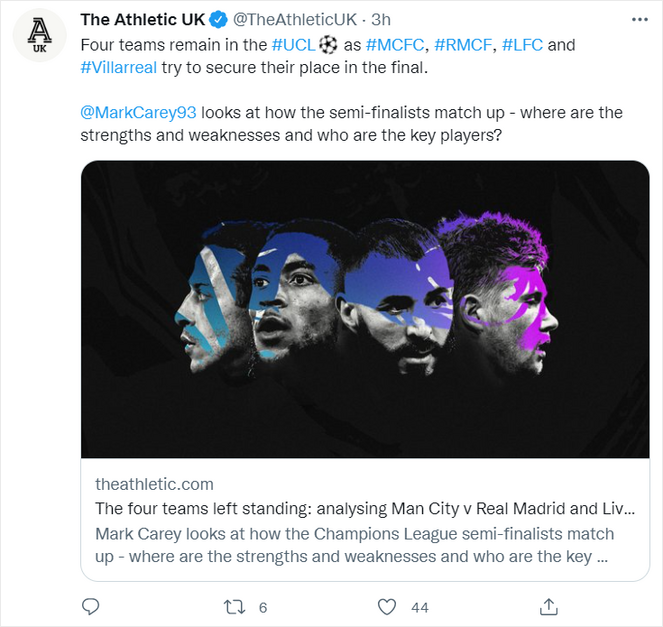 rsz_the-athletic-tweet - Blog Tyrant promote your sports blog on social media platforms like twitter