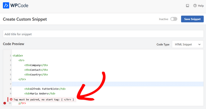 WPCode smart code snippet validation - Blog Tyrant WPCode smart code snippet validation