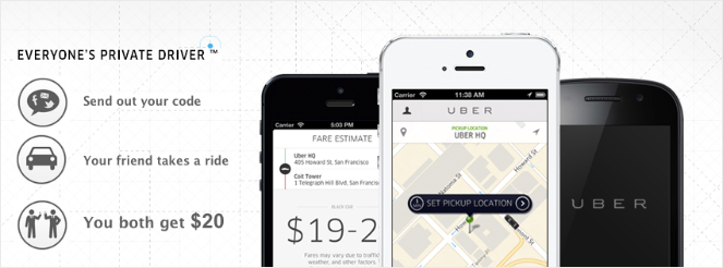 uber - Blog Tyrant Ask for referrals to increase conversions