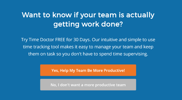 website-popup - Blog Tyrant popup example with buttons