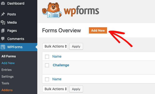 add a new form - Blog Tyrant add a new form